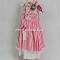 Dollcake remake baby girls red stripe dress